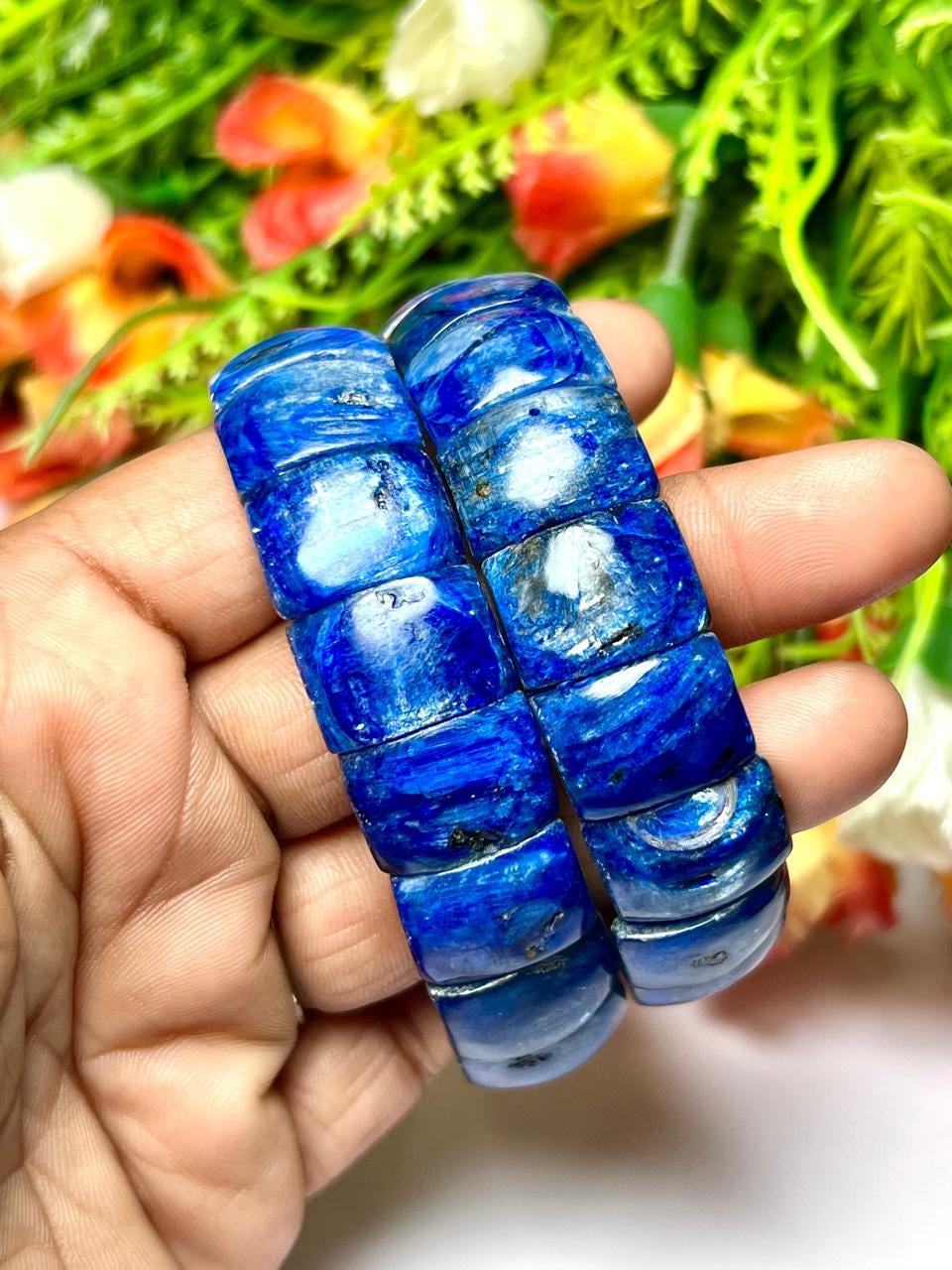 Blue Stretchable Bracelet