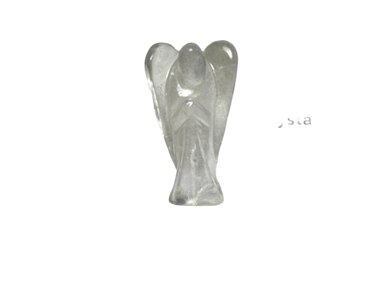 Himalayan Clear Crystal Quartz Angel – 2" Guardian Angel for Clarity, Energy & Spiritual Connection