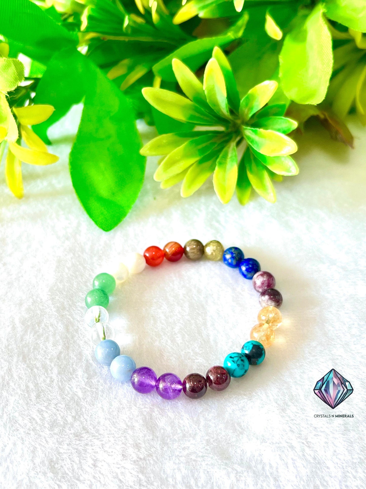 The Oracle Bracelet – 12 Sacred Stones of Insight - Garnet, Amethyst, Lapis, Citrine, Carnelian, Green Aventurine, Pink Tourmaline & More