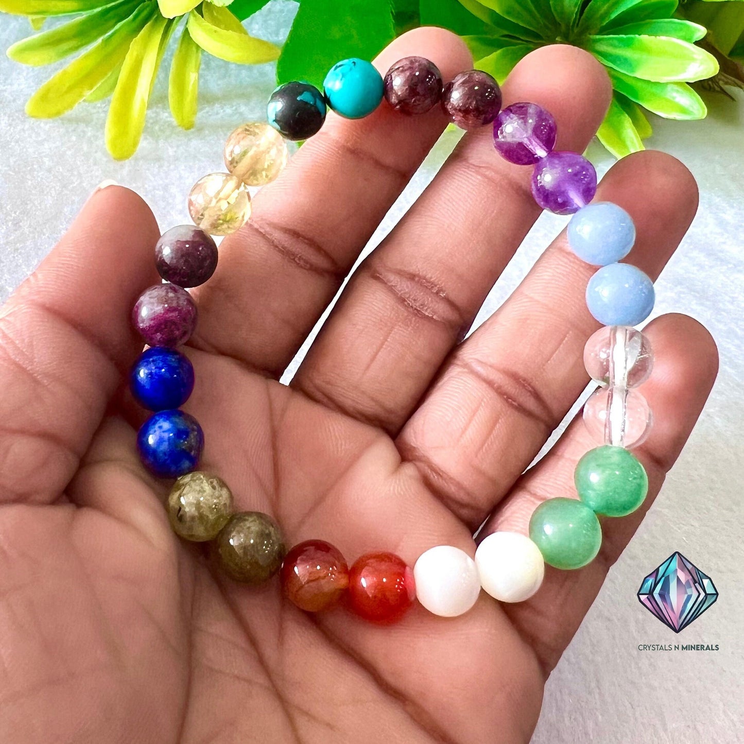 The Oracle Bracelet – 12 Sacred Stones of Insight - Garnet, Amethyst, Lapis, Citrine, Carnelian, Green Aventurine, Pink Tourmaline & More