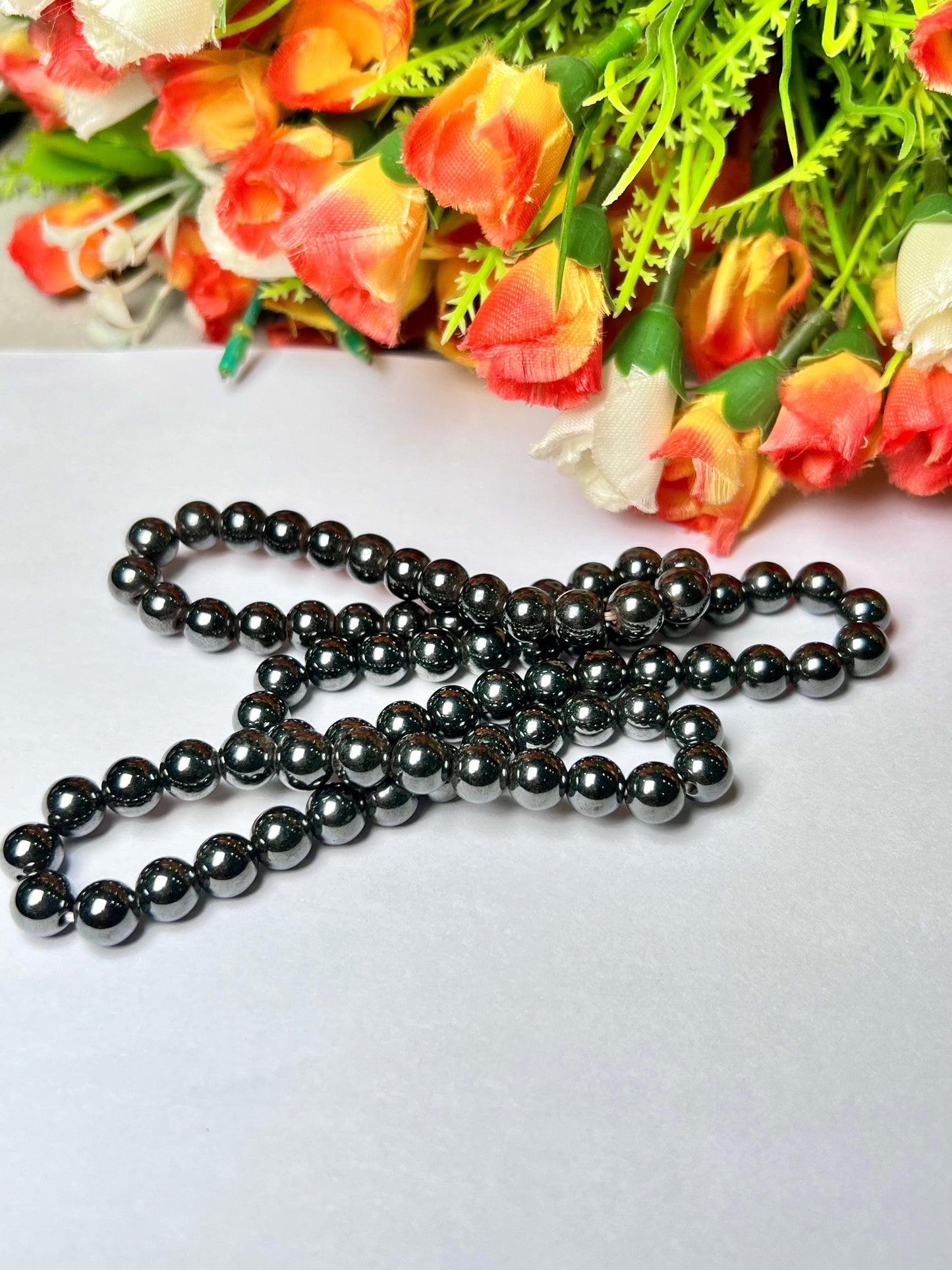 Magnetite Stone Bracelet l Stretchable Bracelet l Unisex Bracelet l6 MM 8 MM and 10MM Bracelet