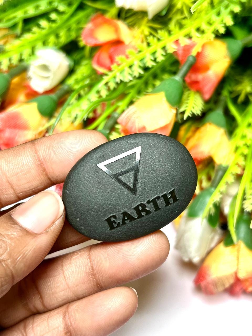 Five Elements Black Tourmaline Stone Set Earth, Air, Fire, Water & Spirit, Spells
