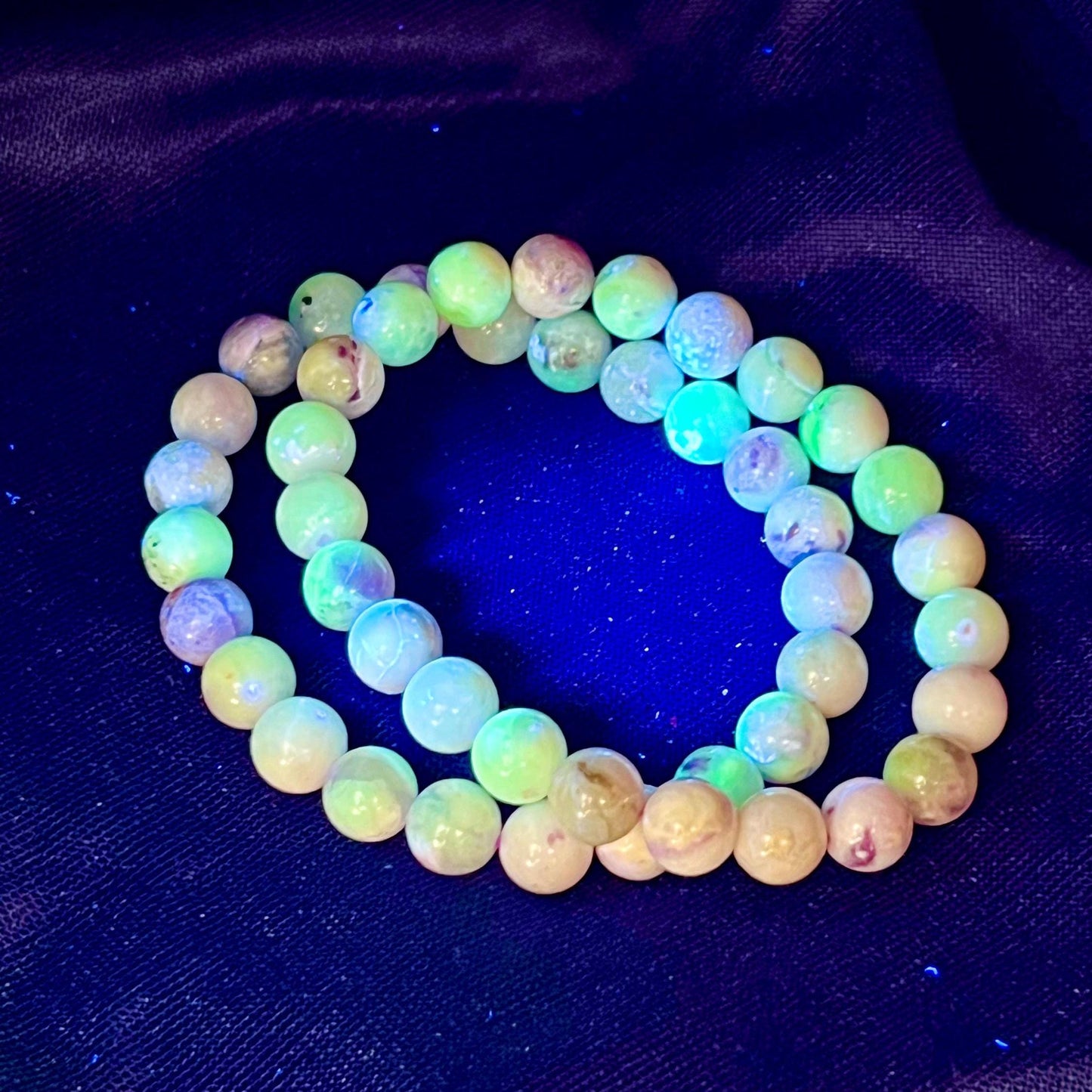 Hackmanite Stone Bracelet l Stretchable Bracelet l Unisex Bracelet l 8 MM Bracelet