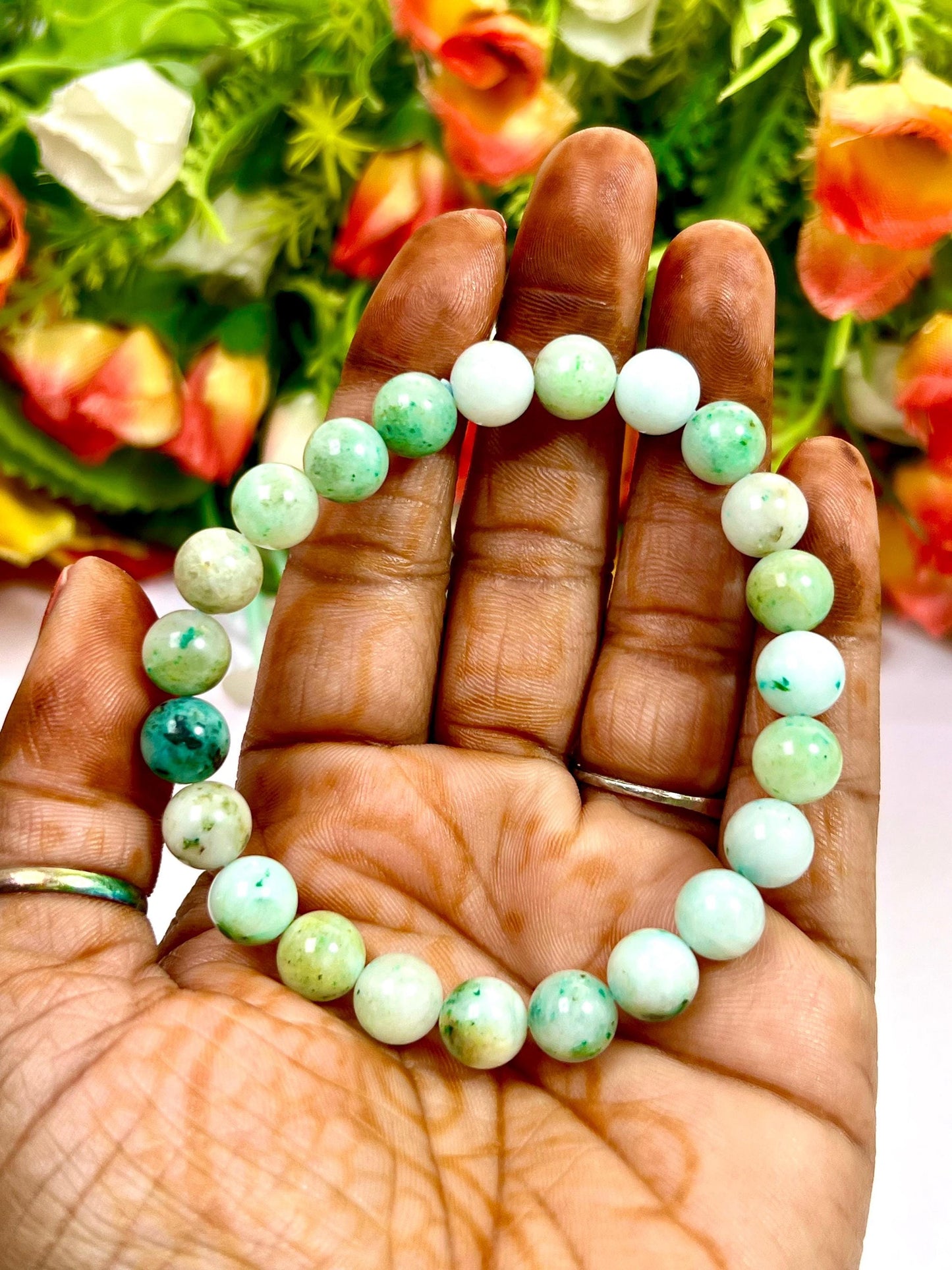 Phoenix Stone Bracelet l Stretchable Bracelet l Unisex Bracelet l 8 MM Bracelet
