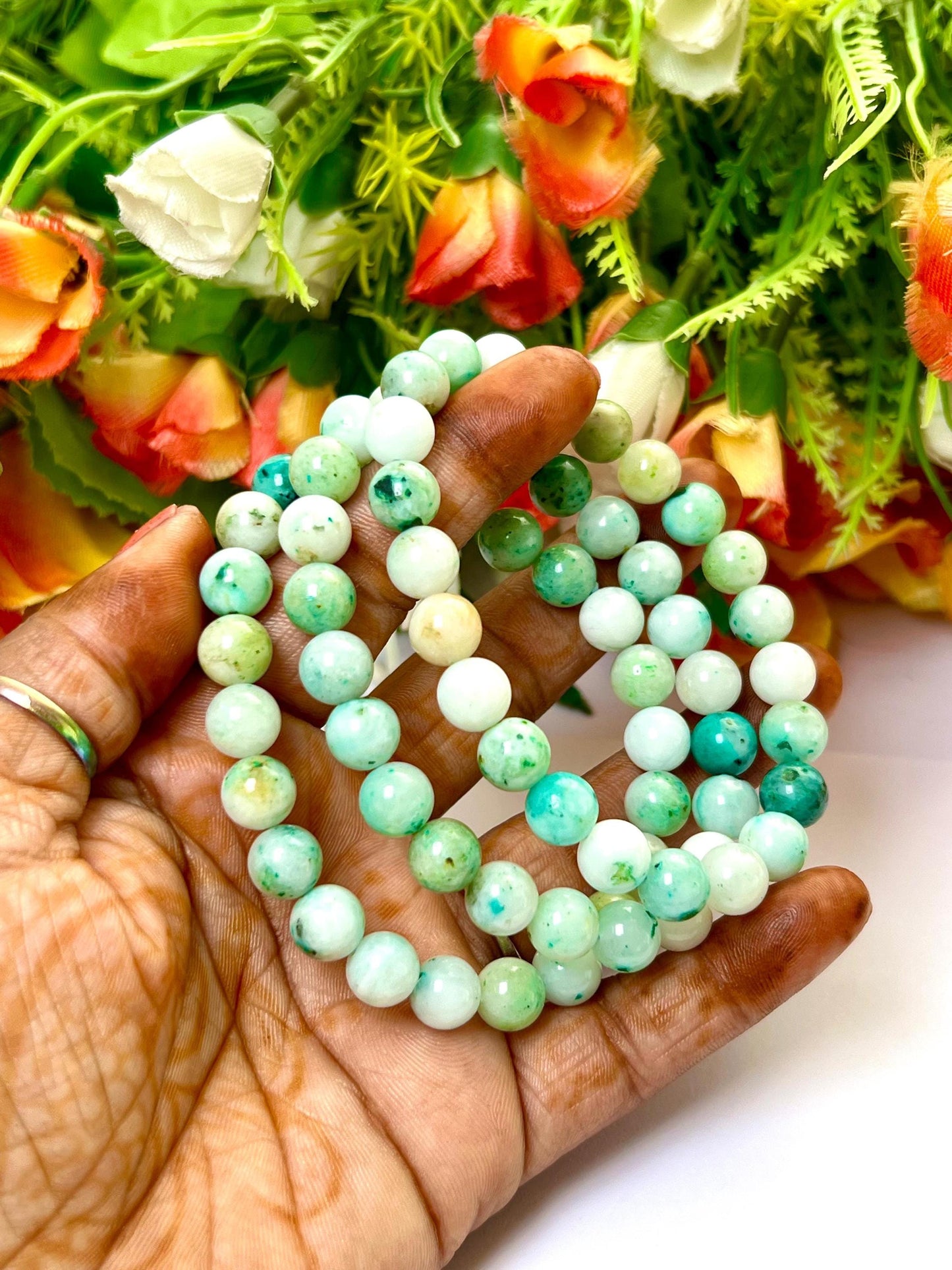Phoenix Stone Bracelet l Stretchable Bracelet l Unisex Bracelet l 8 MM Bracelet