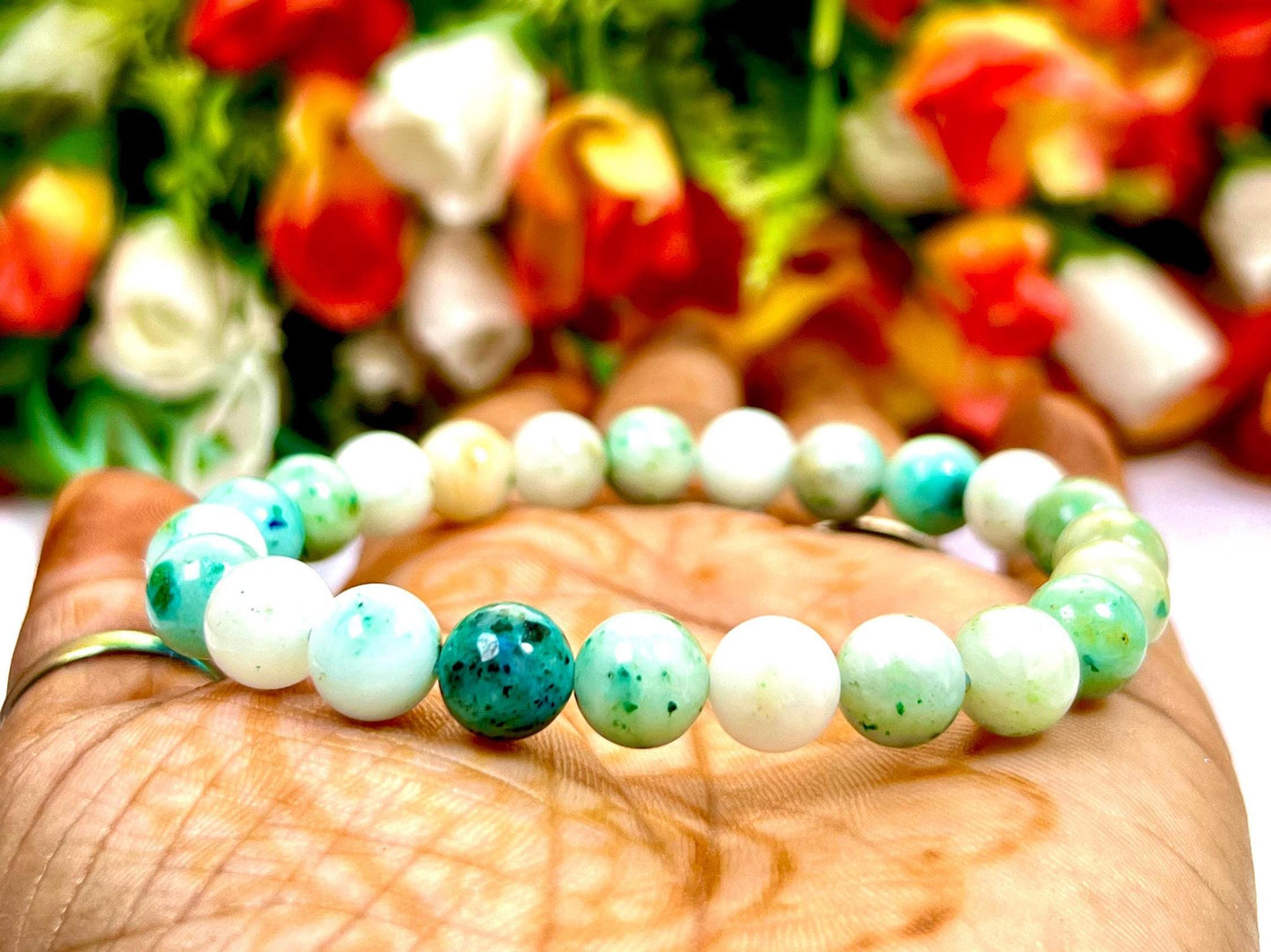Phoenix Stone Bracelet l Stretchable Bracelet l Unisex Bracelet l 8 MM Bracelet