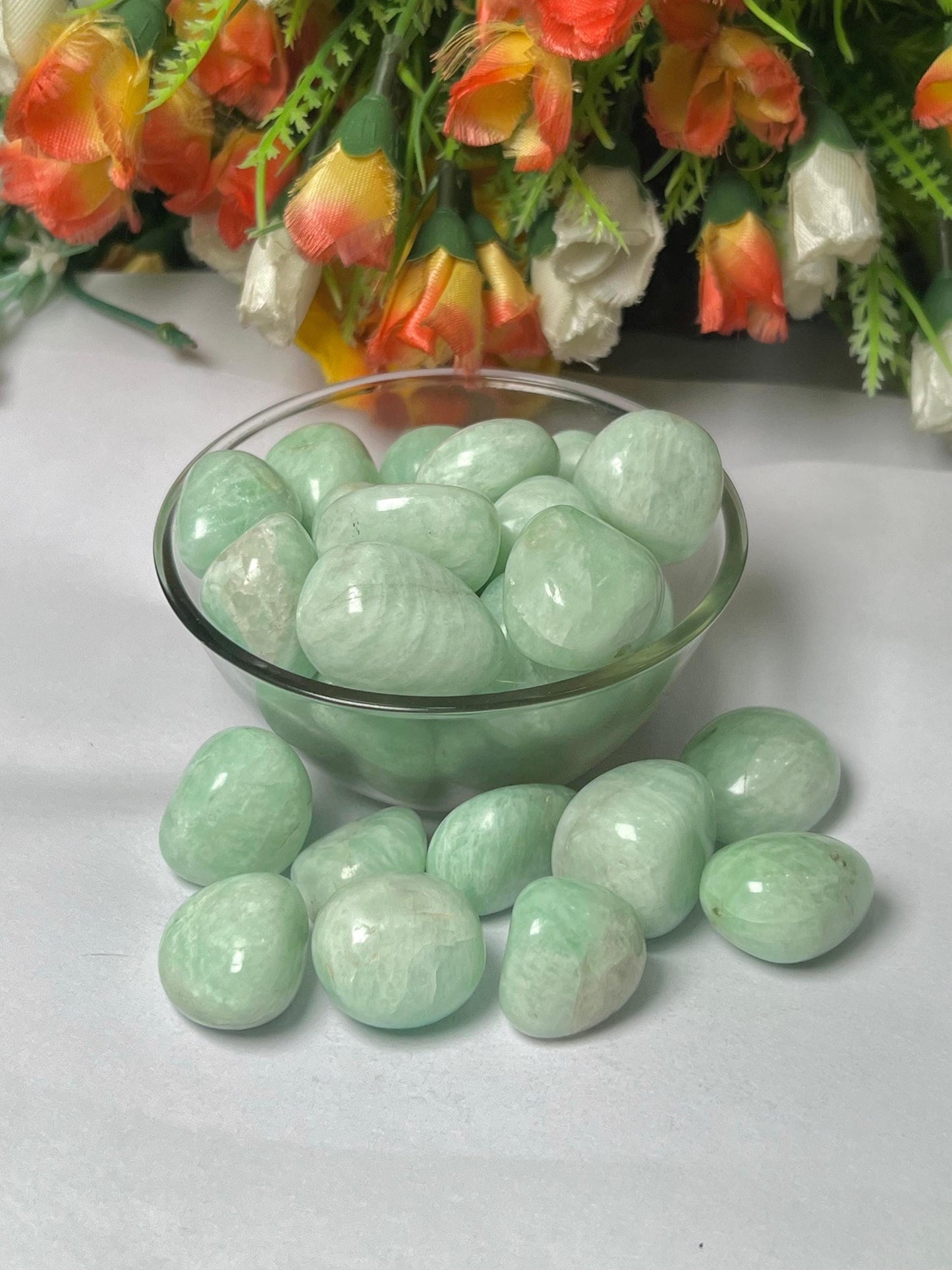 Amazonite Stone Tumbled Stone - Spiritual Stone -Healing Crystals in pack sizes of 1,3,5, and 10 Pieces Quality AAAAA +++++
