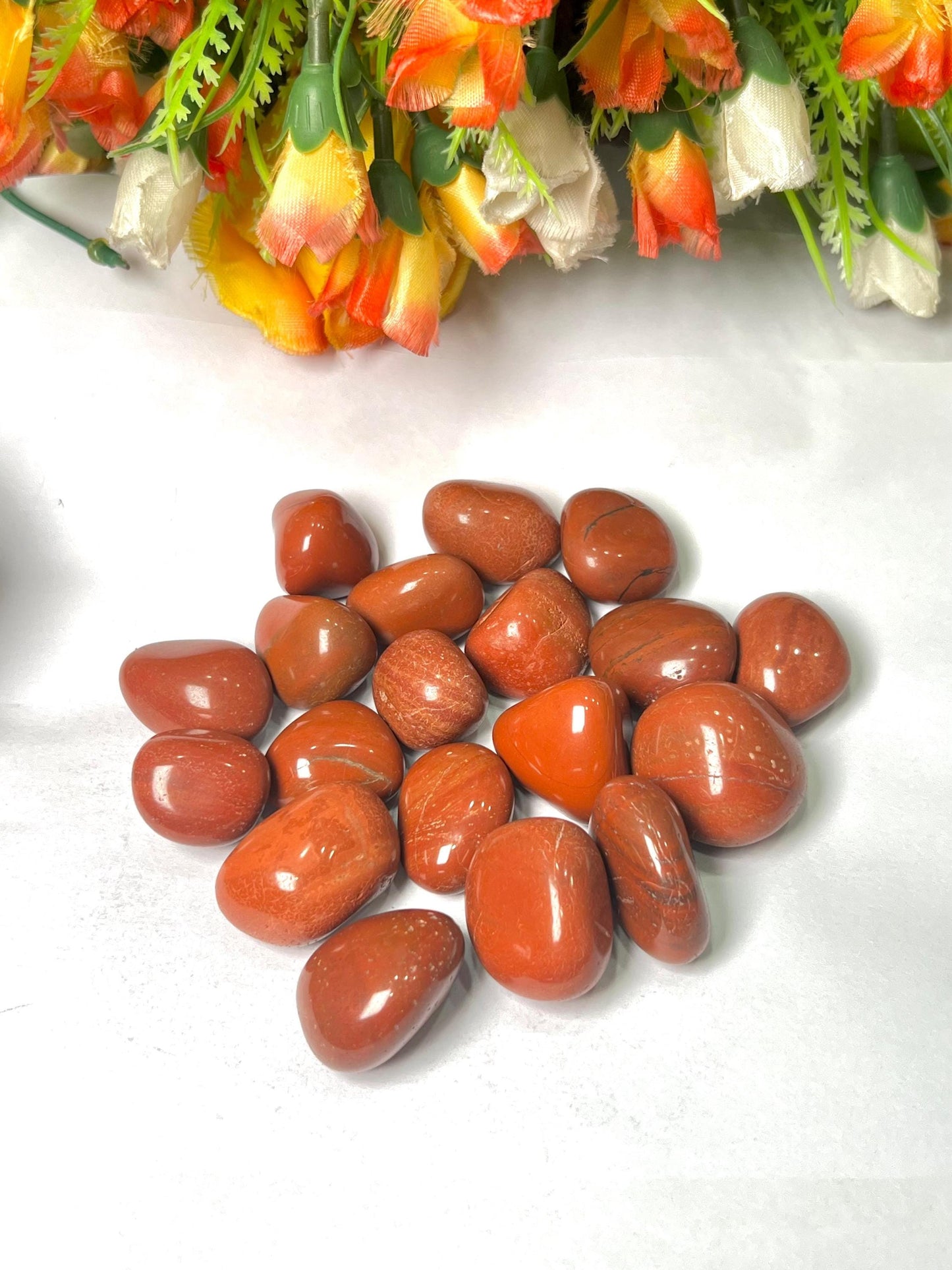Red Jasper Stone Tumbled Stone - Spiritual Stone -Healing Crystals in pack sizes of 1,3,5, and 10 Pieces Quality AAAAA +++++