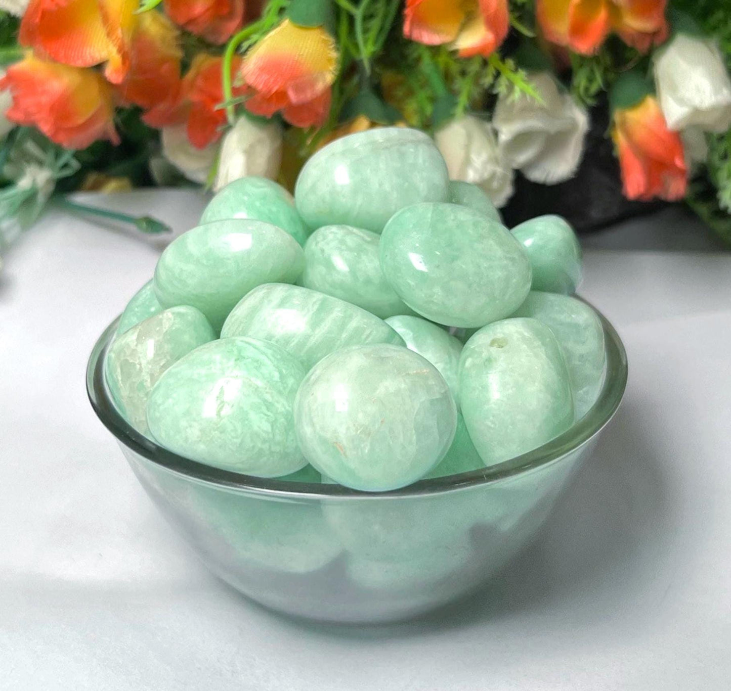 Amazonite Stone Tumbled Stone - Spiritual Stone -Healing Crystals in pack sizes of 1,3,5, and 10 Pieces Quality AAAAA +++++