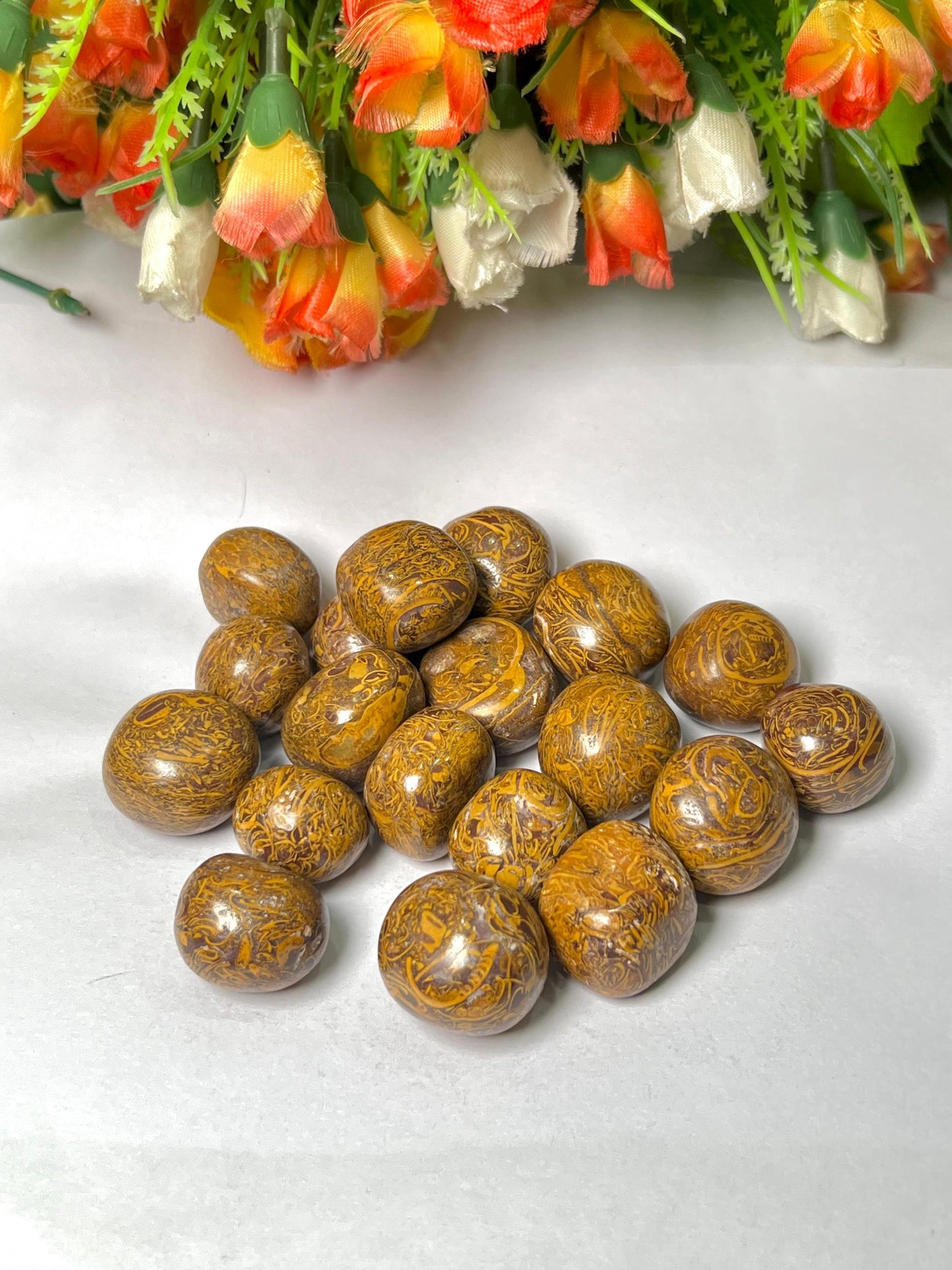 Calligraphy / Mariyam Stone Tumbled Stone - Spiritual Stone -Healing Crystals in pack sizes of 1,3,5, and 10 Pieces Quality AAAAA +++++