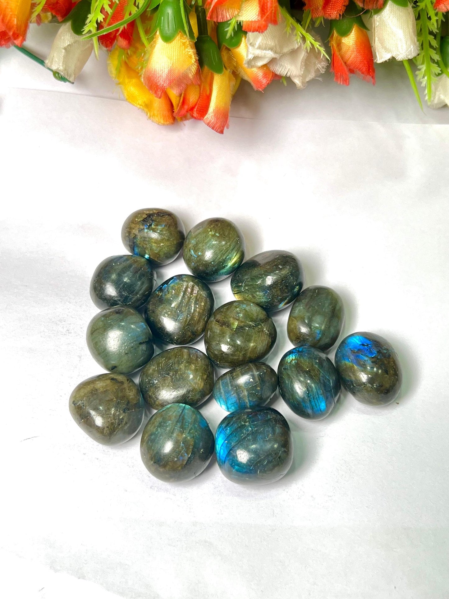 Rainbow Labradorite Stone Tumbled Stone - Spiritual Stone -Healing Crystals in pack sizes of 1,3,5, and 10 Pieces Quality AAAAA +++++