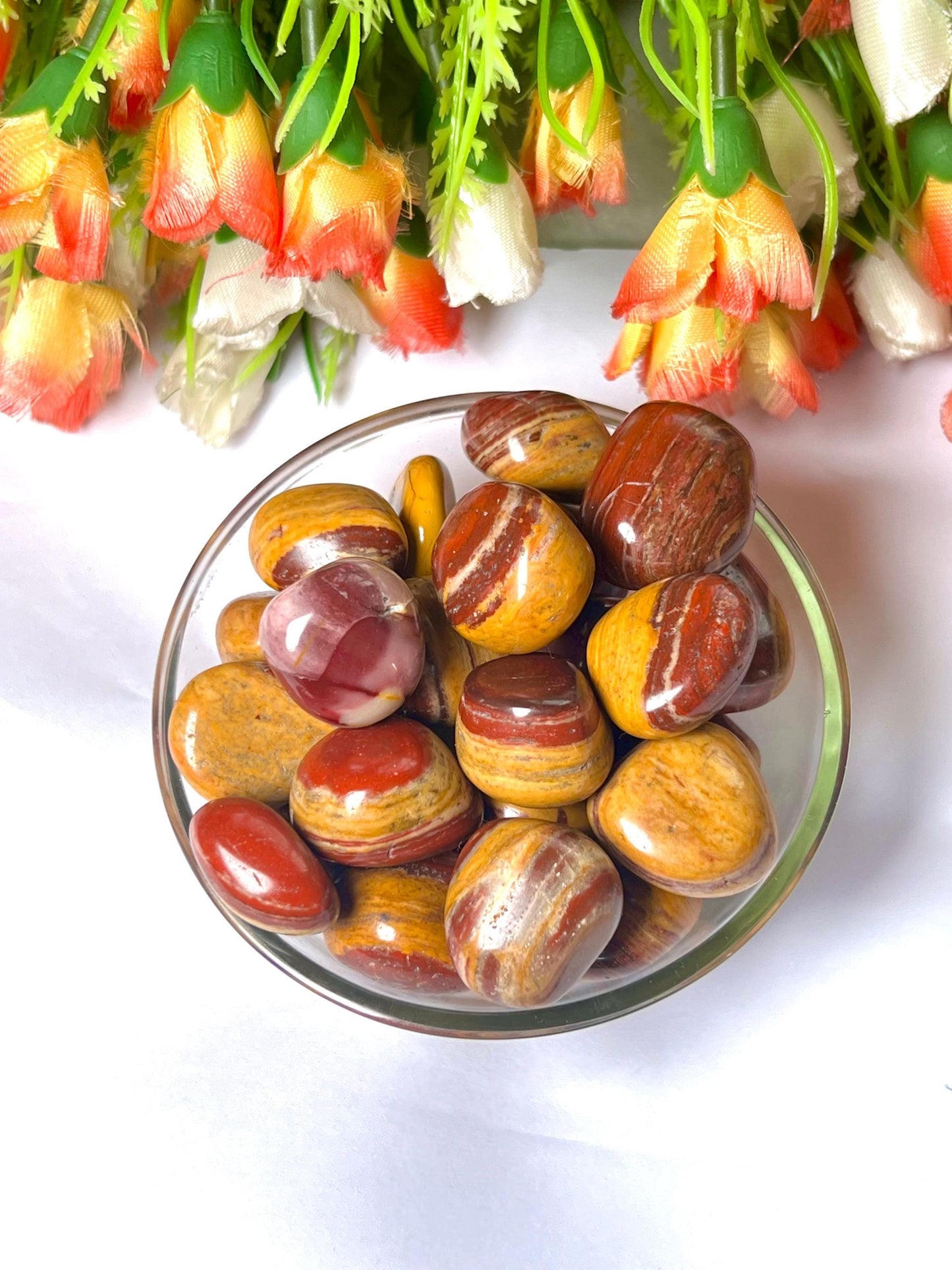 Mookite Jasper Stone Tumbled Stone - Spiritual Stone -Healing Crystals in pack sizes of 1,3,5, and 10 Pieces Quality AAAAA +++++