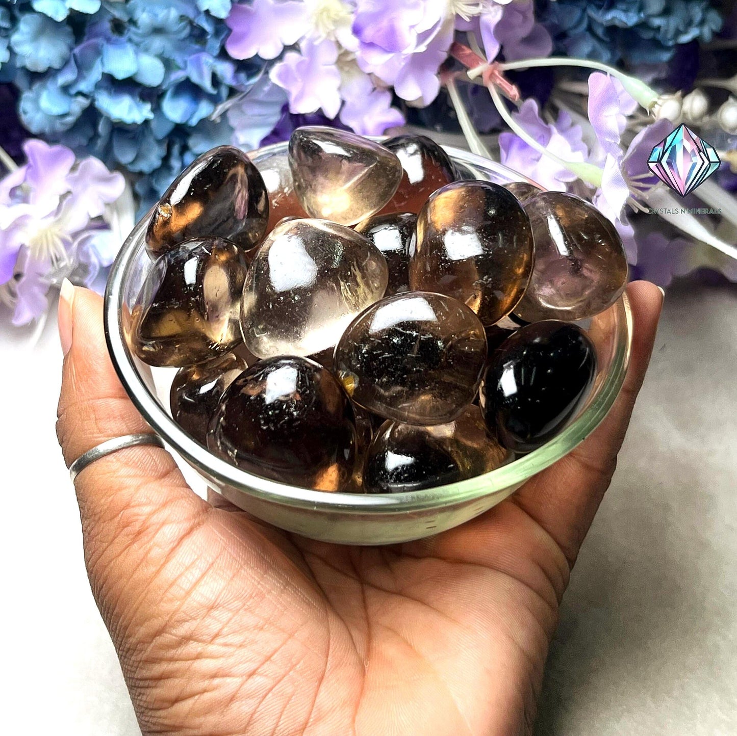 Smoky Quartz Stone Tumbled Stone - Spiritual Stone -Healing Crystals in pack sizes of 1,3,5, and 10 Pieces Quality AAAAA +++++
