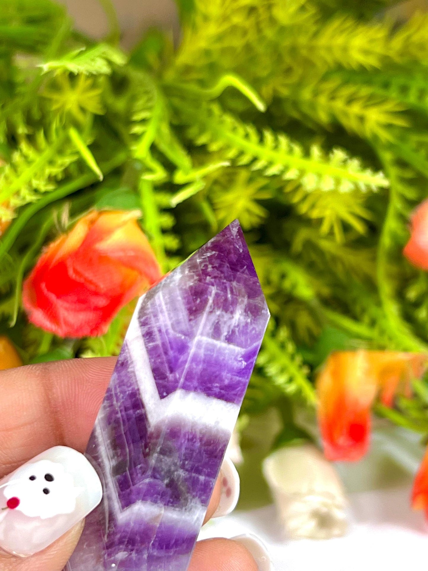 Amazez Stone Tower Pencil Point Generator-Gemstone Pencil Crystal Tower Wand Stone Obelisk -Home Car Decor Decoration 3" To 4"
