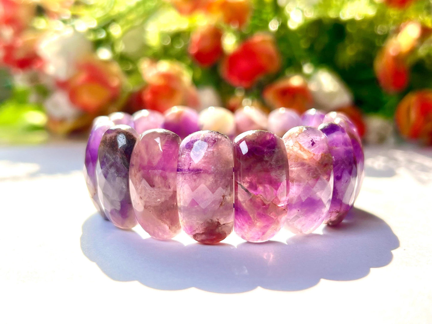 Premium Quality 25 MM Auralite 23 Stone Bracelet l Stretchable Bracelet