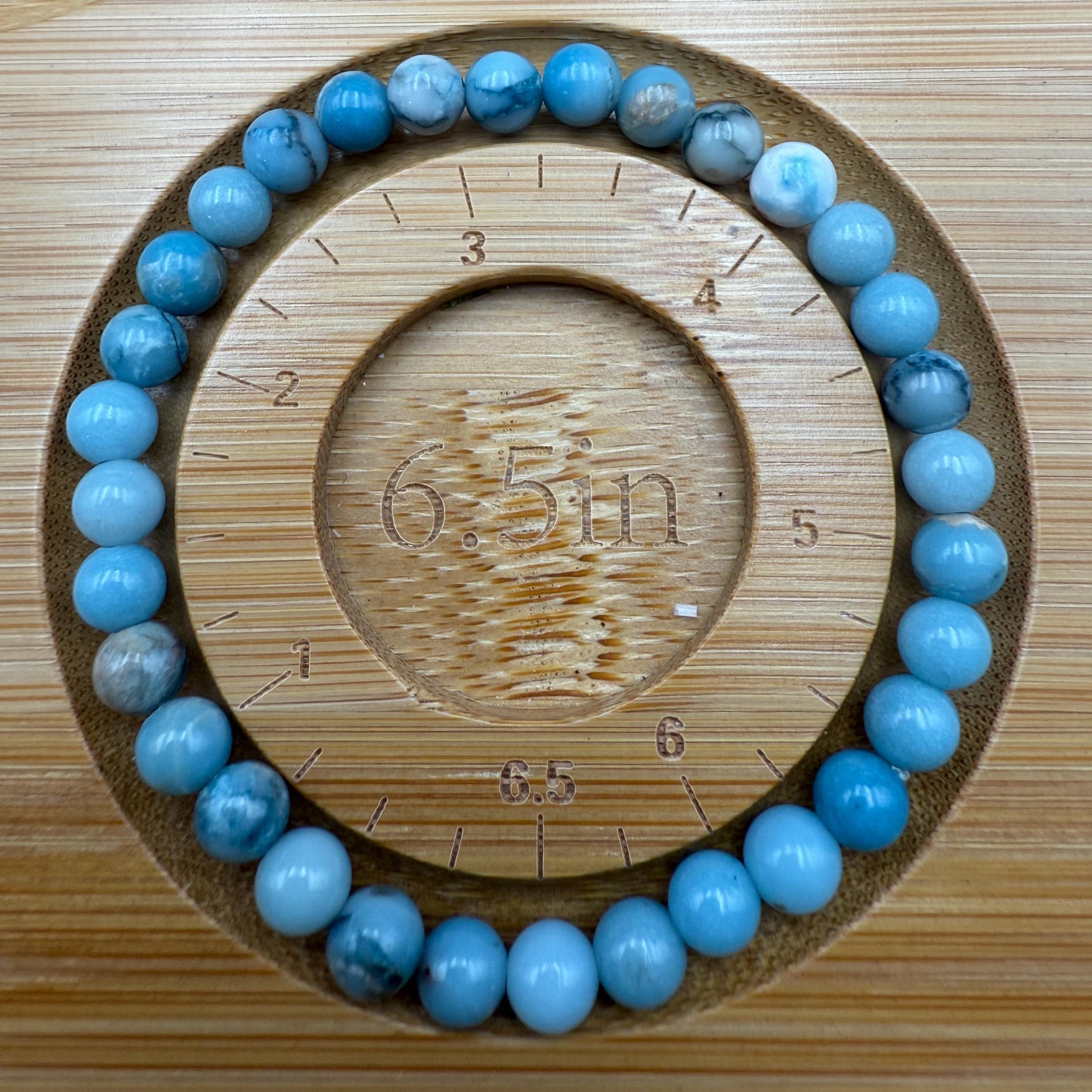 AAA Larimar Bracelet | Dominican Atlantis Stone, Handmade