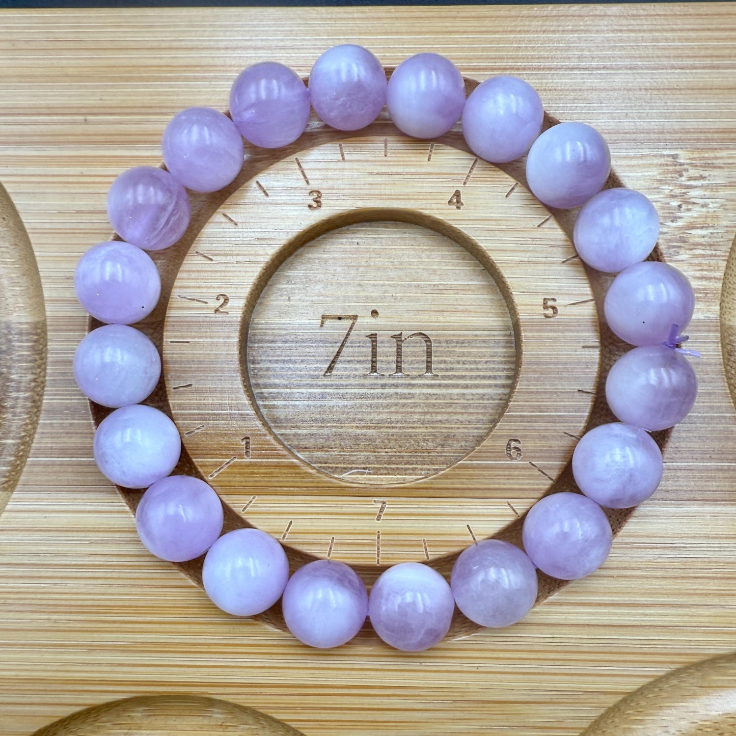 AAA Premium Kunzite Bracelet 10mm Beads – Pink Spodumene for Love, Calm & Emotional Healing | Shazu.com
