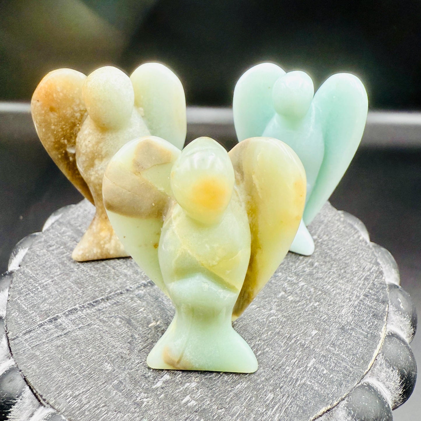 Amazonite Angel – Crystal of Calm, Truth & Emotional Balance (2")