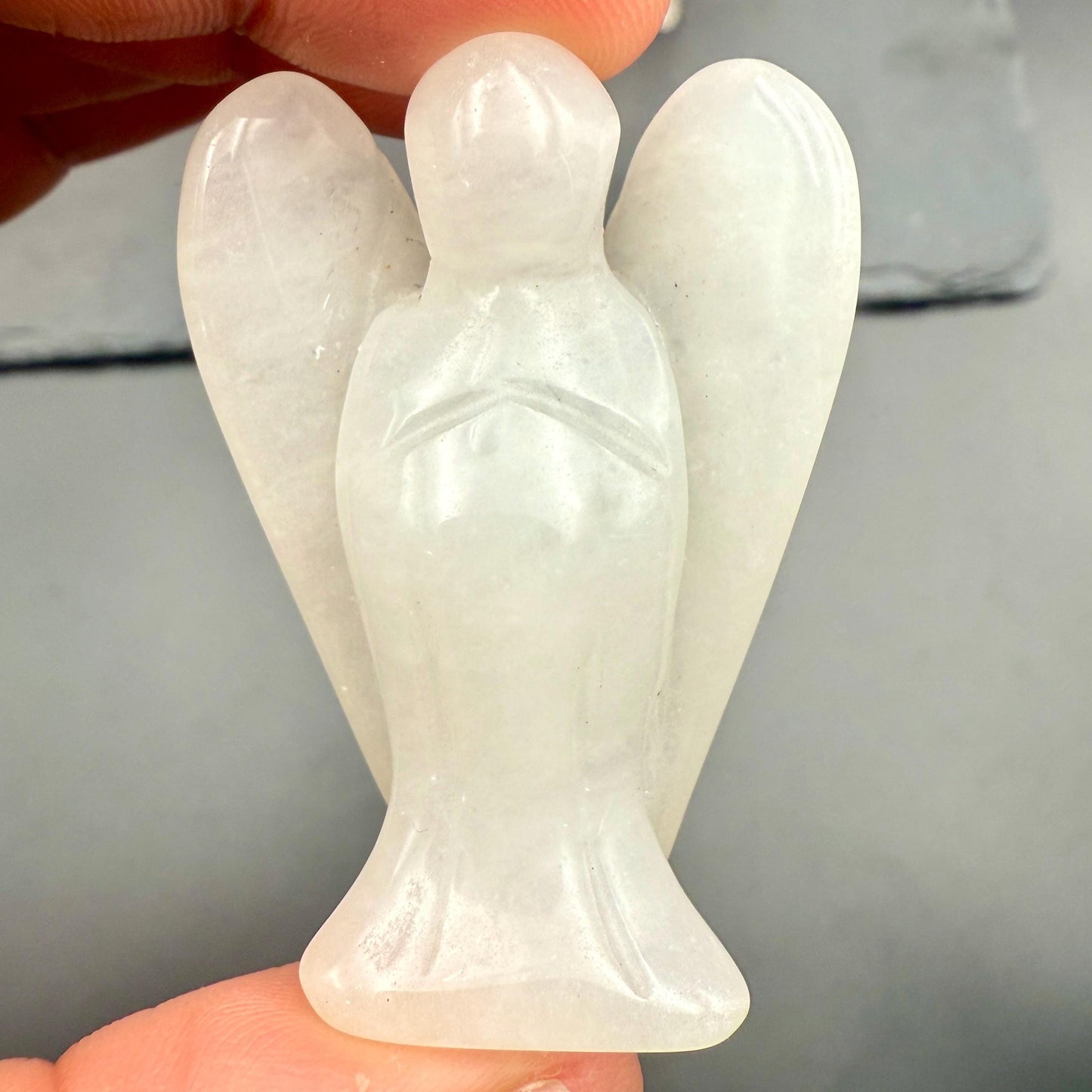 White Jade Angel – Crystal of Peace, Purity & Protection (2")