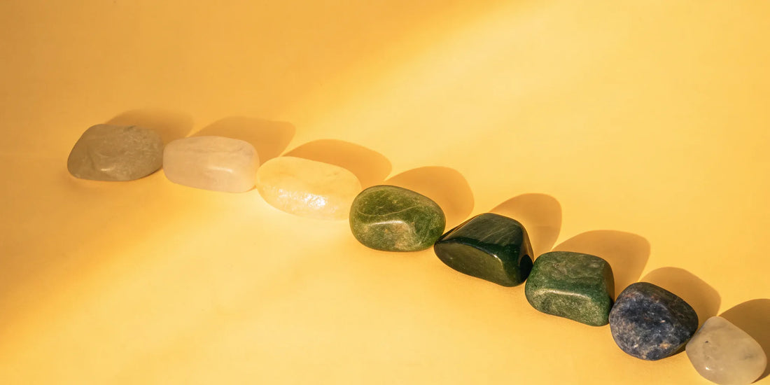 7 chakra crystals for healing and balance.