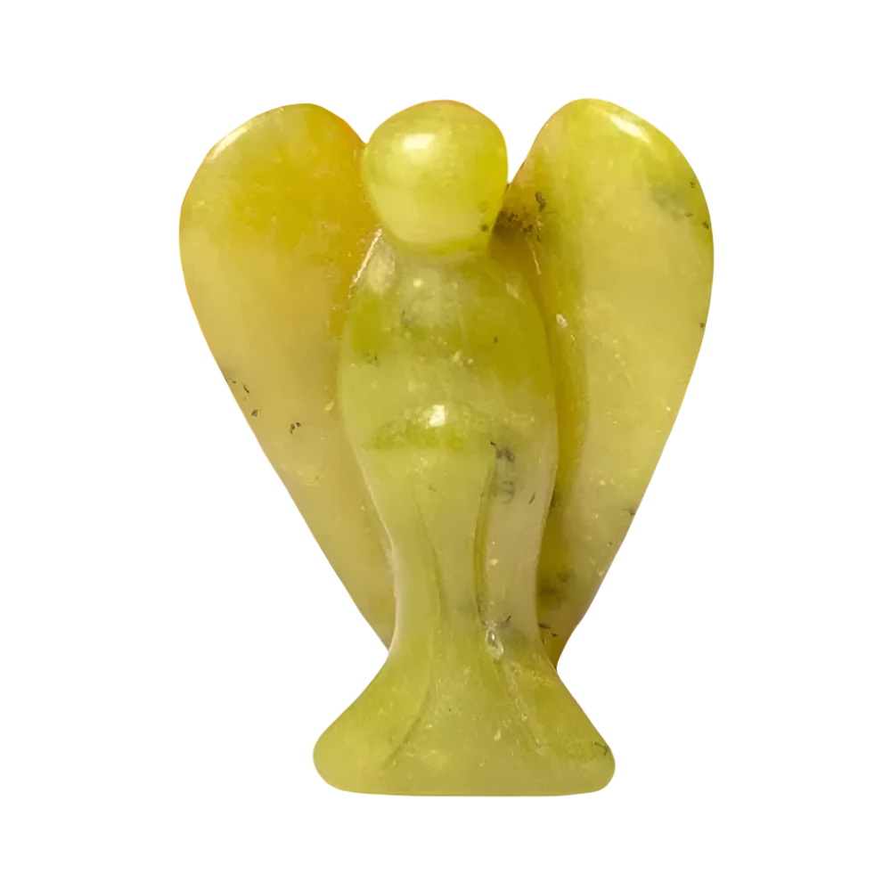 Healerite Stone Angel – 2" Guardian Angel for Healing & Angelic Connection