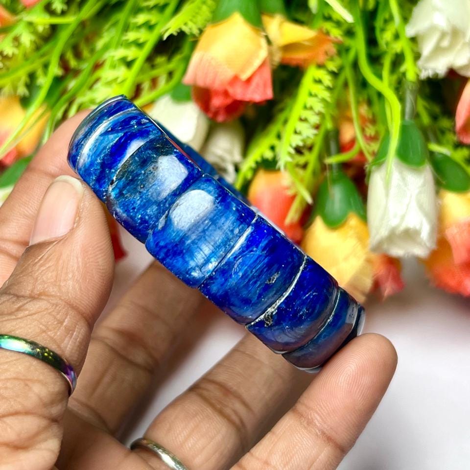 15 MM Premium Blue Kyanite Stone Bracelet