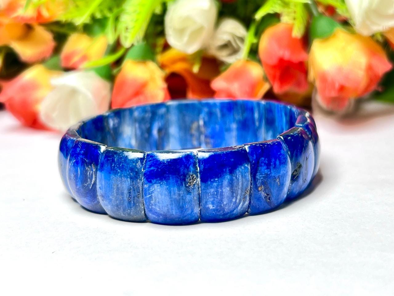 Blue Kyanite Stone Bracelet AAAAA +++++
