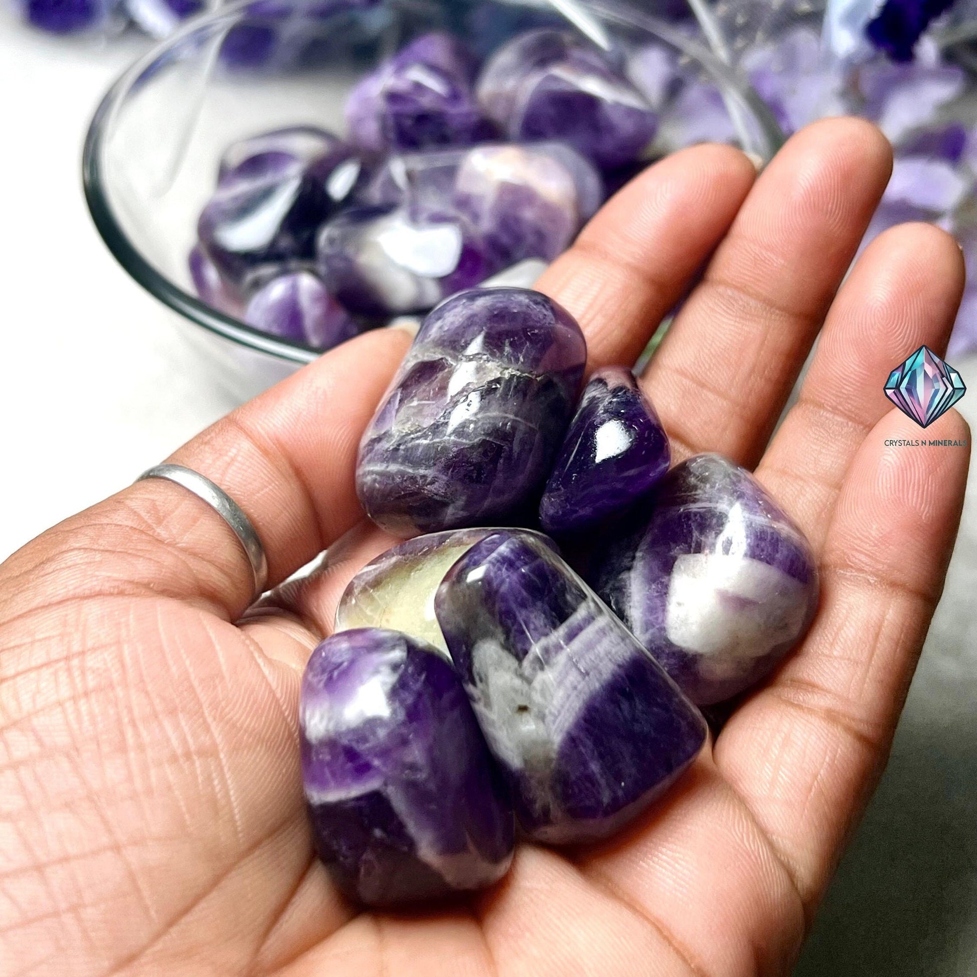 Amazez Synergy Tumbled Stones Healing Crystals in pack sizes of 1,3,5 and 10 Pieces Quality AAAAA +++++