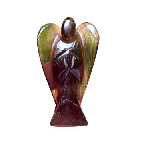 Himalayan Smoky Quartz Angel – 2" Guardian Angel for Grounding, Protection & Emotional Clarity