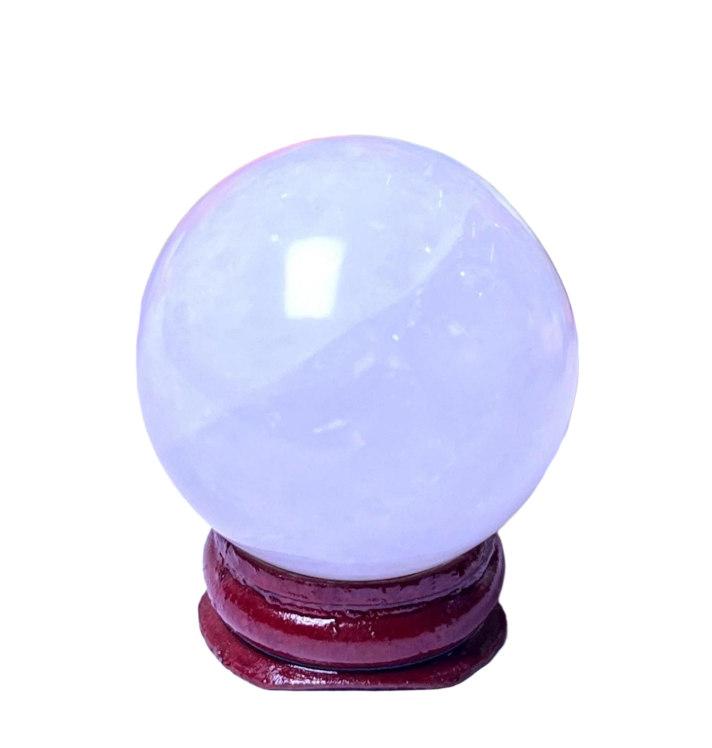 Himalayan Clear Quartz Crystal Sphere – 40MM Stone for Clarity, Healing & Energy Grids