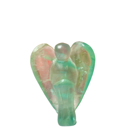 Green Fluorite Angel – 2" Guardian Angel for Clarity, Healing & Heart Chakra Balance