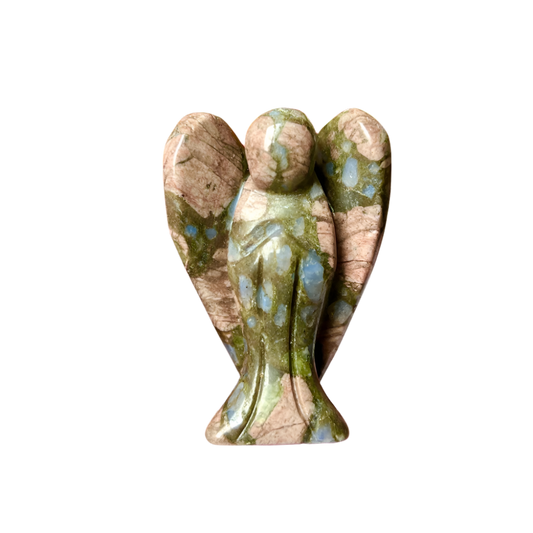 Que Sera Stone Angel – 2" Guardian Angel for Empowerment, Healing & Higher Guidance