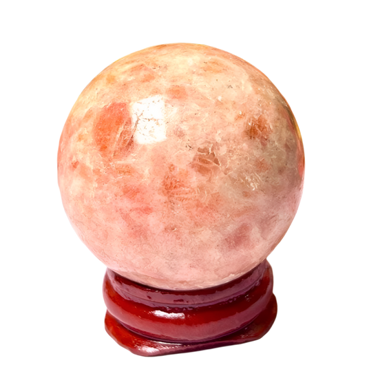 Sunstone Crystal Sphere – 40MM Gemstone Ball for Joy, Vitality & Confidence