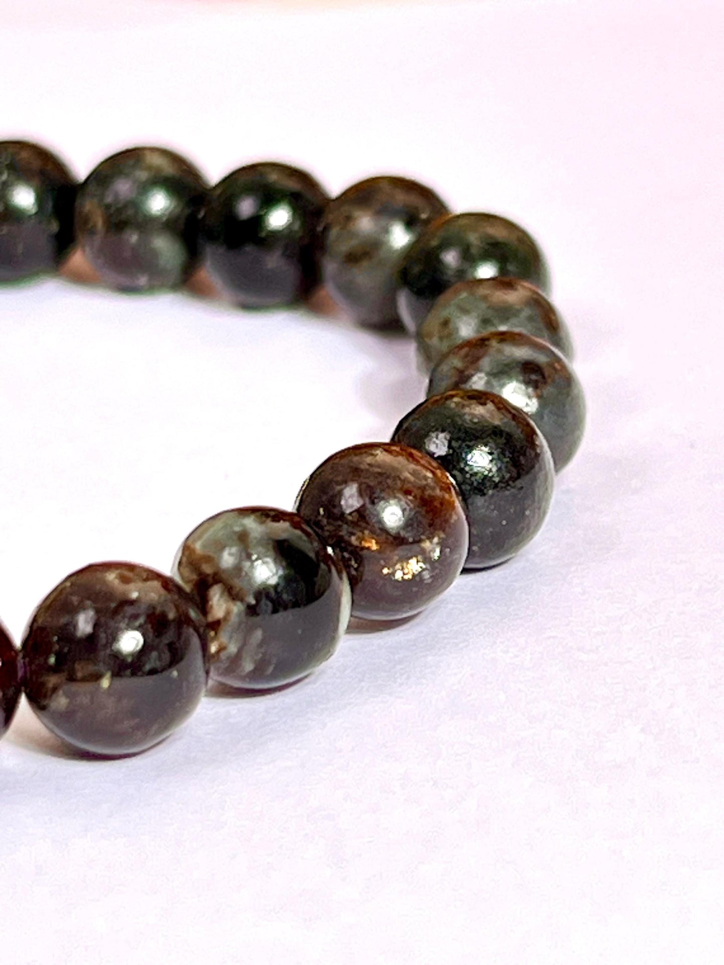 Astrophyllite Stone Bracelet l Stretchable Bracelet l Unisex Bracelet l 8 MM Bracelet