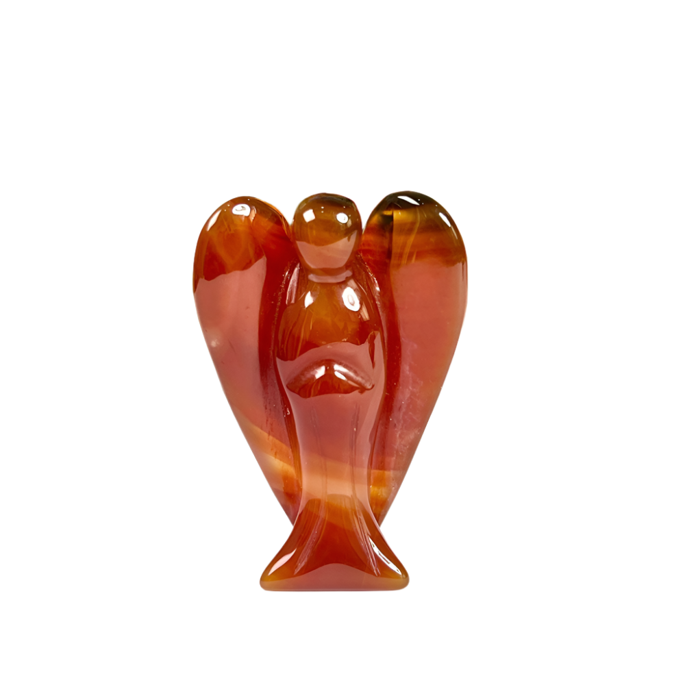 Carnelian Angel – 2" Guardian Angel for Vitality, Courage & Motivation