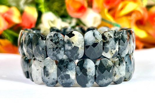 15 MM Ilvaite Stone Bracelet l Stretchable Bracelet AAAAA +++++