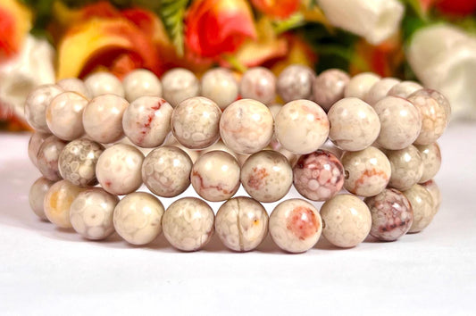 Cinnabar Stone Bracelet l Stretchable Bracelet l Unisex Bracelet l 8 MM Bracelet