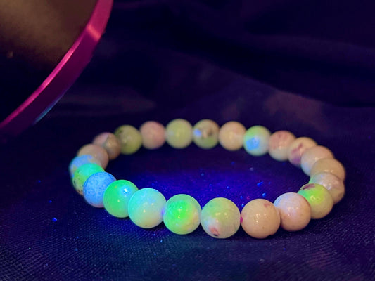Hackmanite Stone Bracelet l Stretchable Bracelet l Unisex Bracelet l 8 MM Bracelet