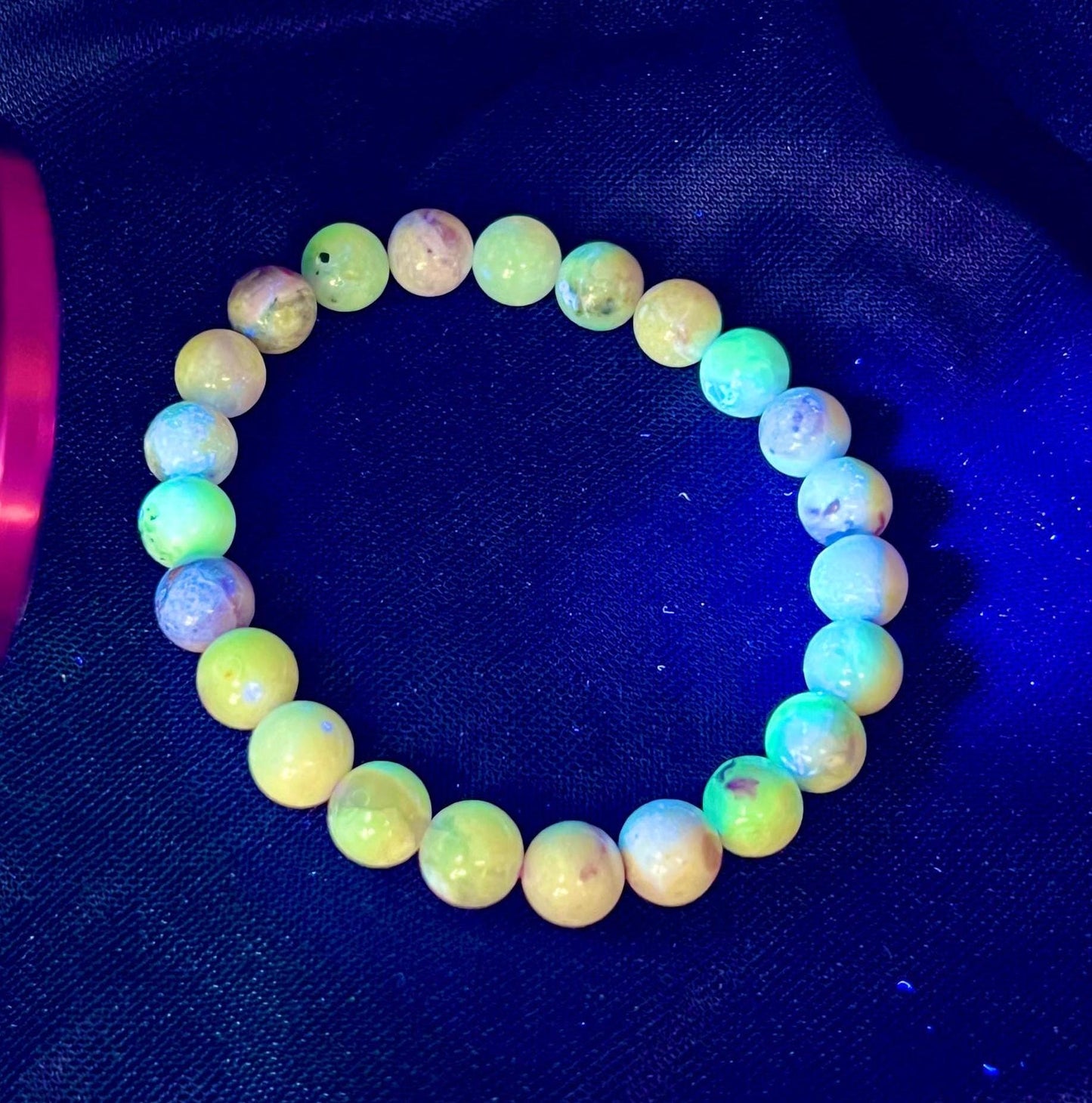 Hackmanite Stone Bracelet l Stretchable Bracelet l Unisex Bracelet l 8 MM Bracelet