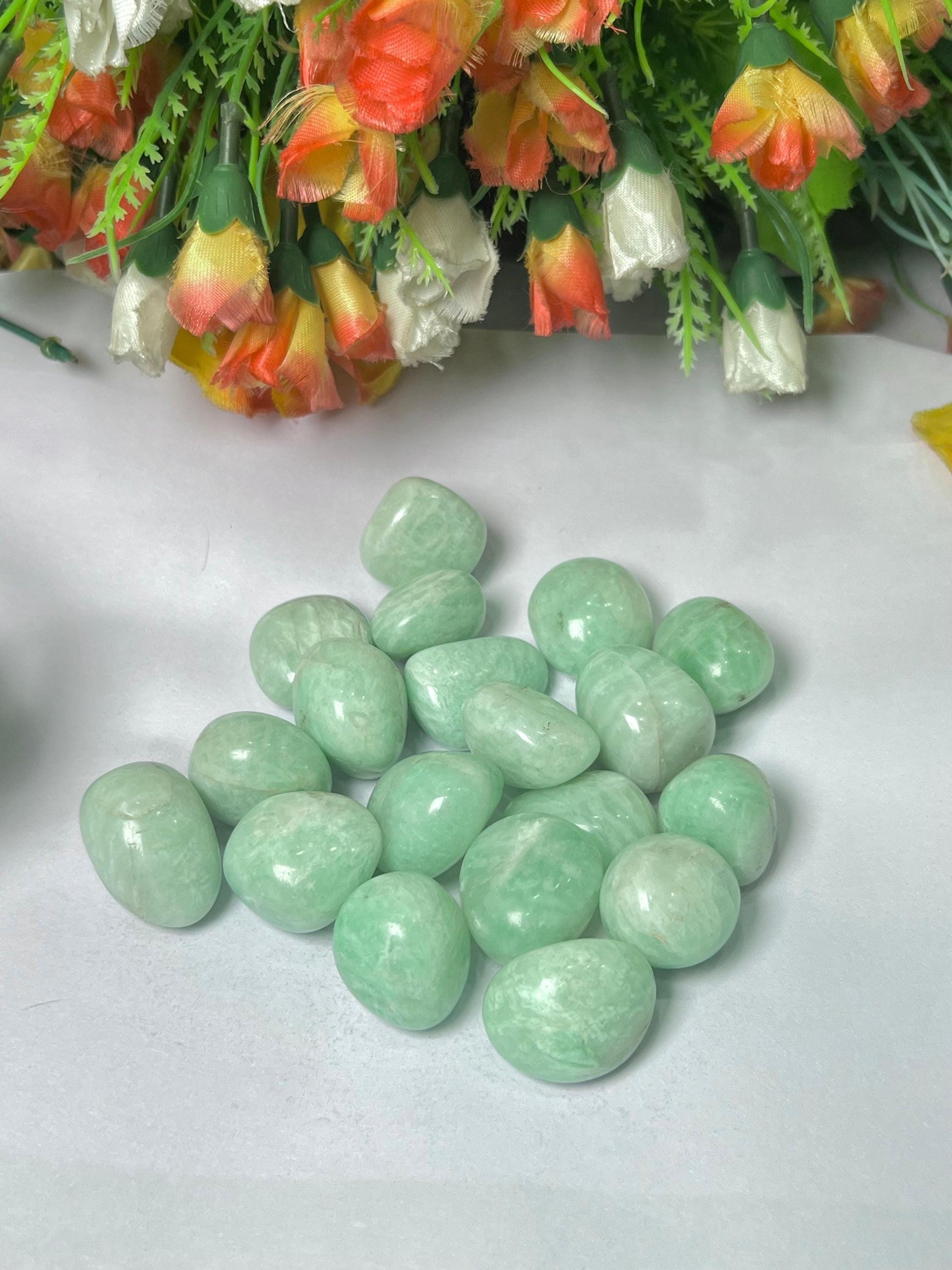 Amazonite Stone Tumbled Stone - Spiritual Stone -Healing Crystals in pack sizes of 1,3,5, and 10 Pieces Quality AAAAA +++++