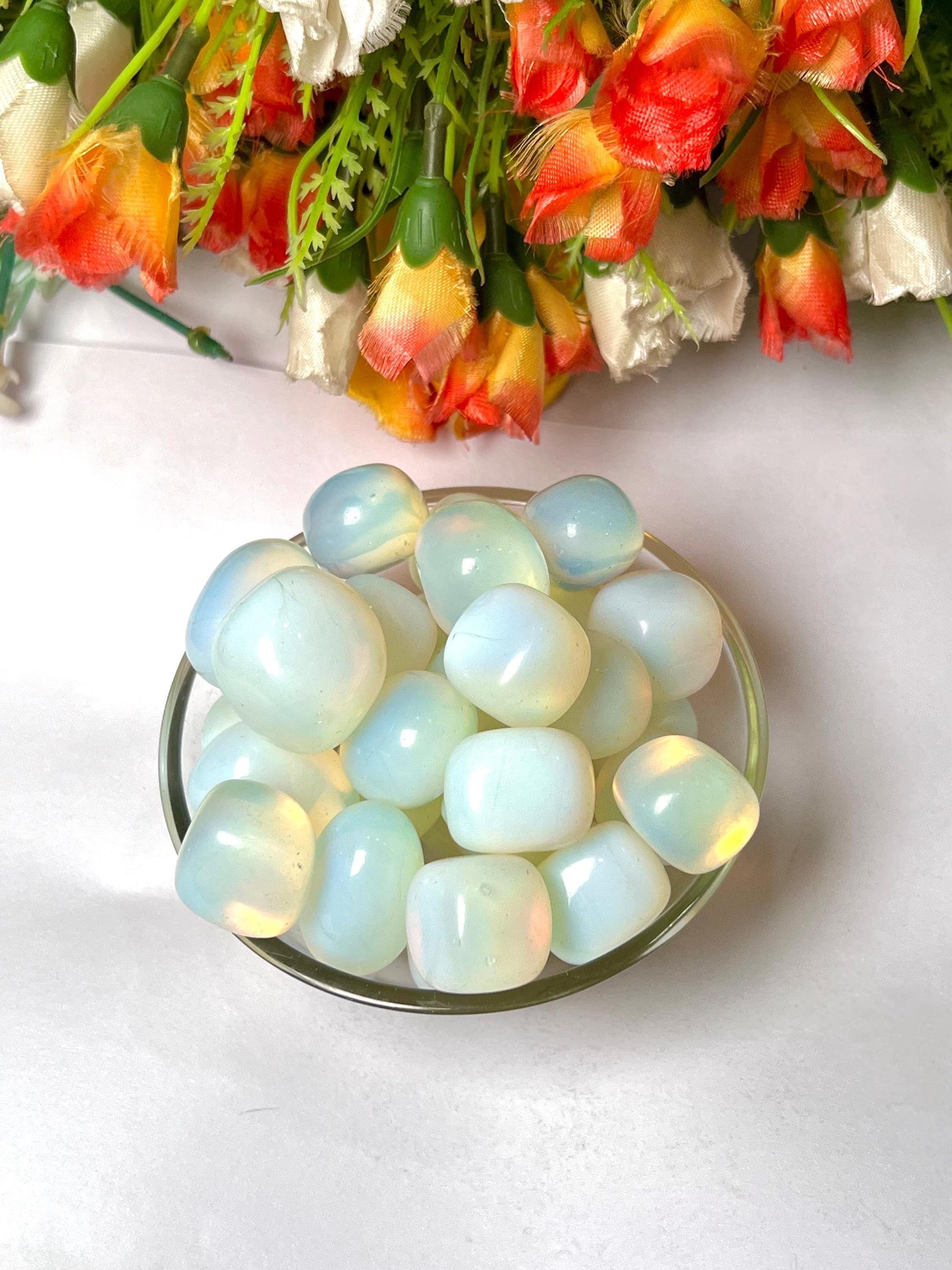 Opalite Stone Tumbled Stone - Spiritual Stone -Healing Crystals in pack sizes of 1,3,5, and 10 Pieces Quality AAAAA +++++