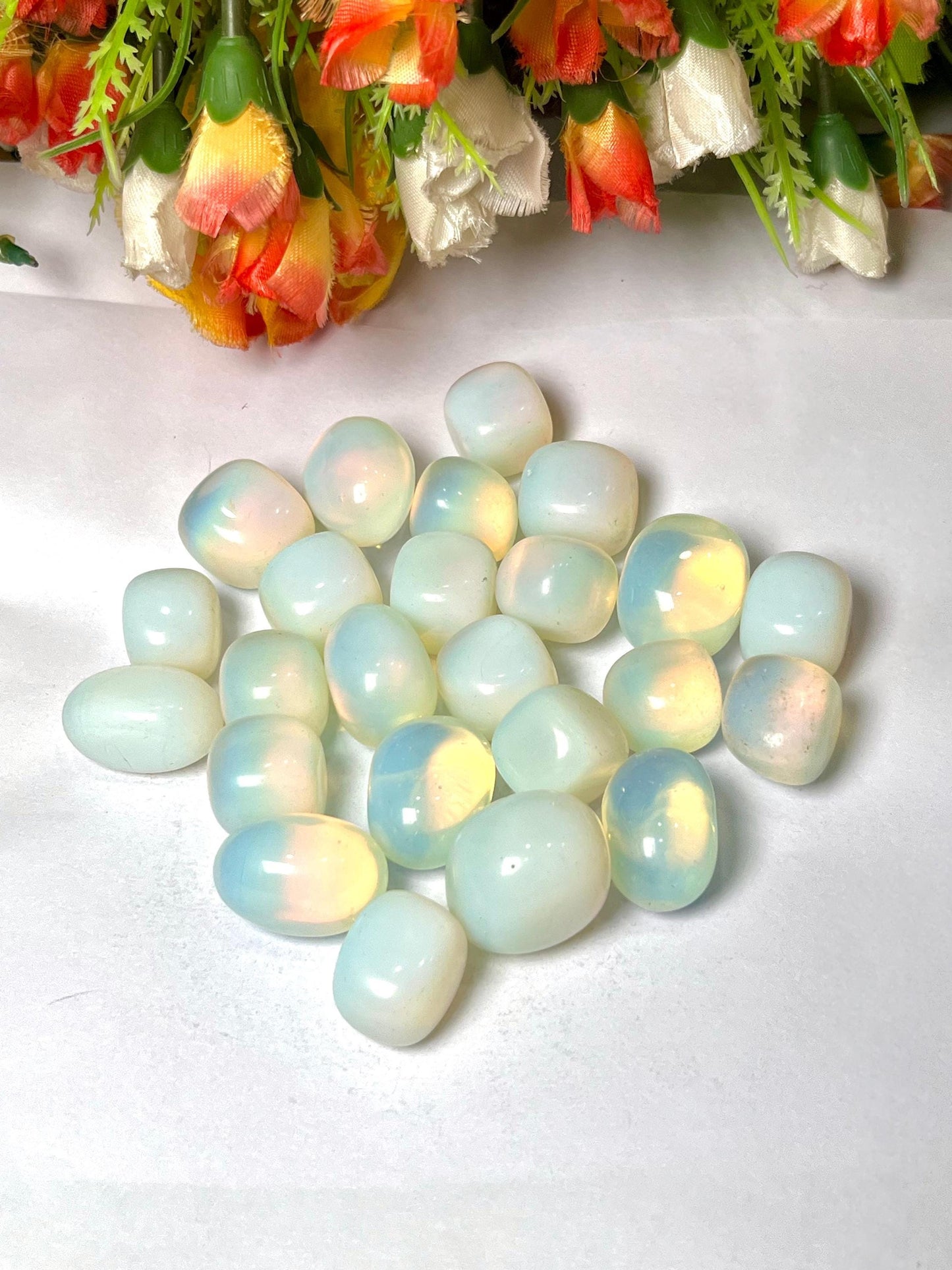 Opalite Stone Tumbled Stone - Spiritual Stone -Healing Crystals in pack sizes of 1,3,5, and 10 Pieces Quality AAAAA +++++