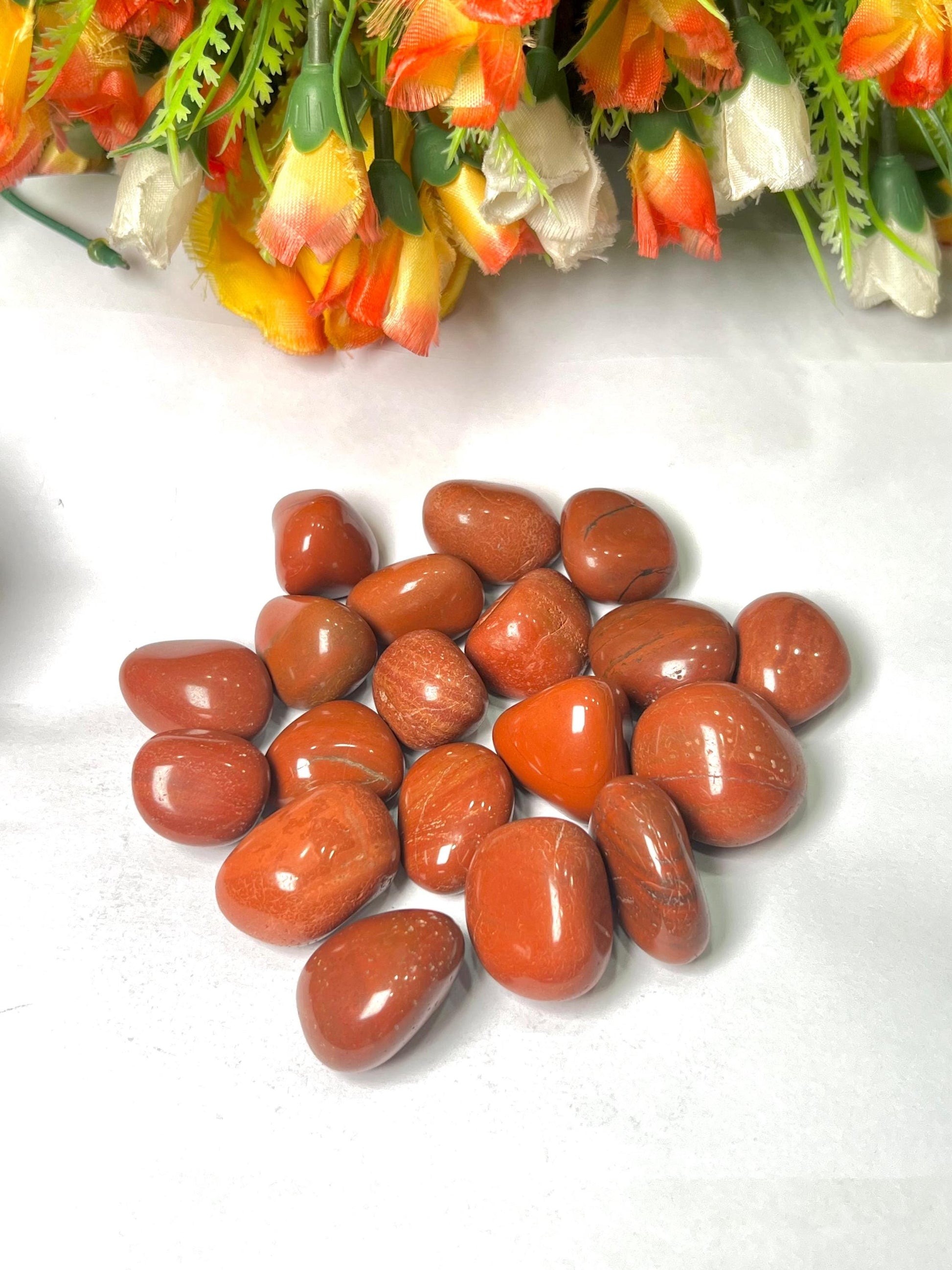 Red Jasper Stone Tumbled Stone - Spiritual Stone -Healing Crystals in pack sizes of 1,3,5, and 10 Pieces Quality AAAAA +++++