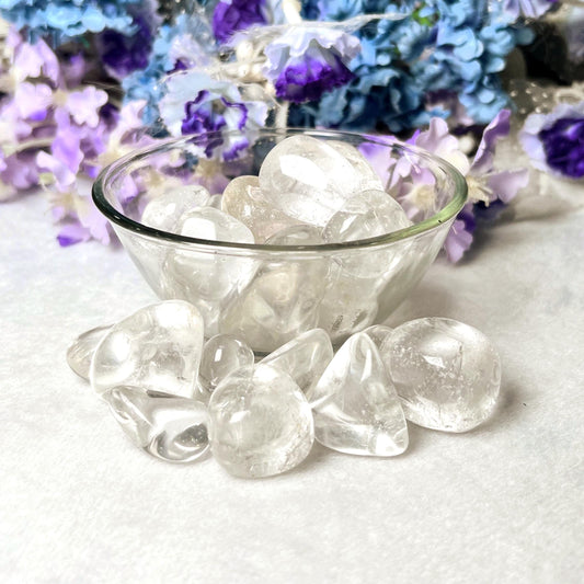 Himalayan Quartz Crystal Tumbled Stone - Spiritual Stone -Healing Crystals in pack sizes of 1,3,5, and 10 Pieces Quality AAAAA +++++