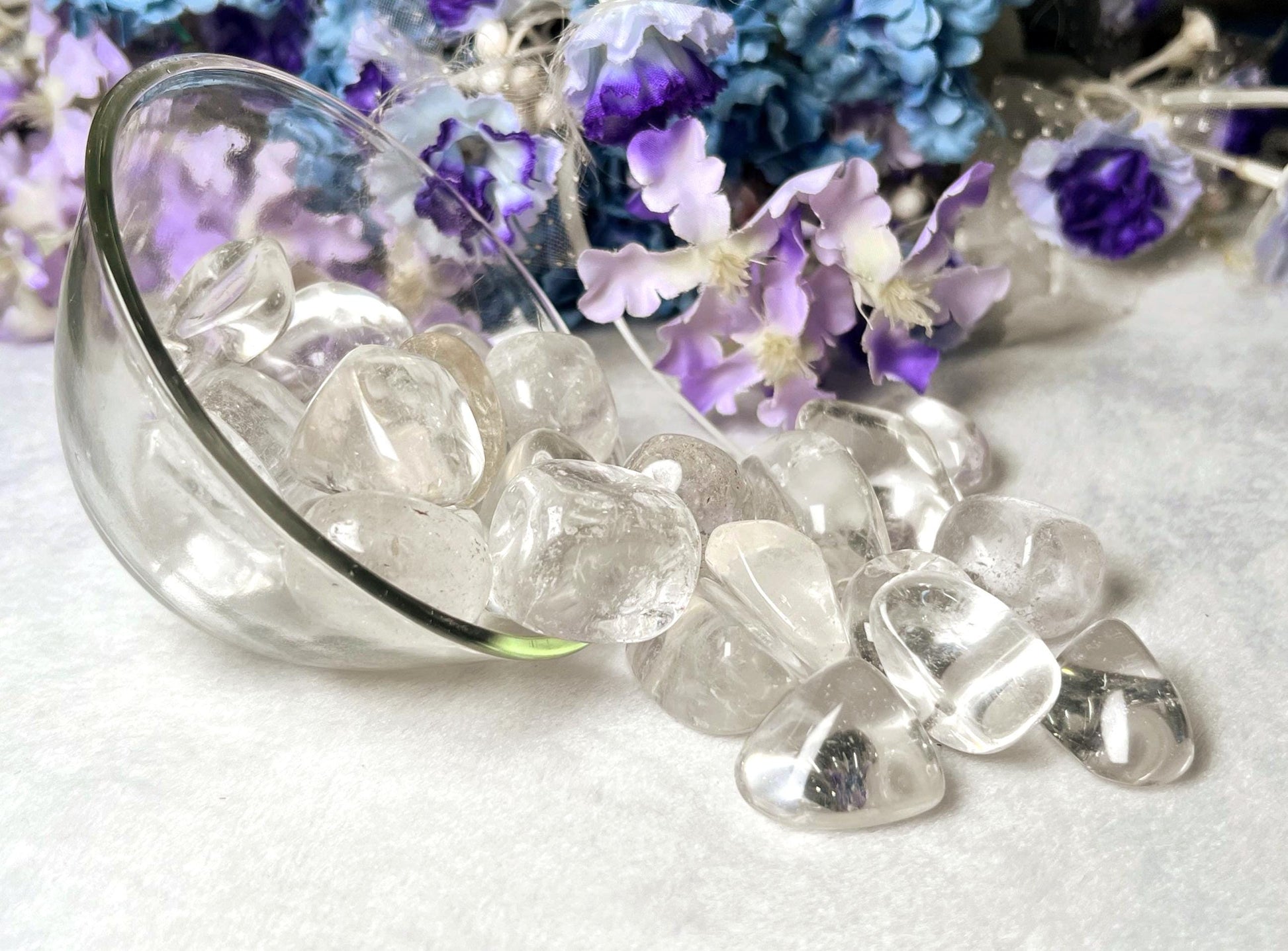 Himalayan Quartz Crystal Tumbled Stone - Spiritual Stone -Healing Crystals in pack sizes of 1,3,5, and 10 Pieces Quality AAAAA +++++
