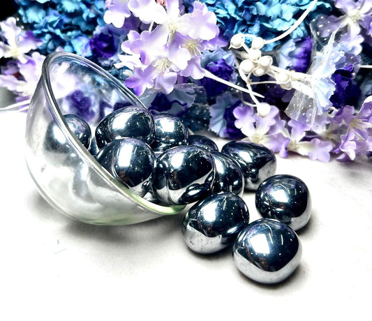 Elite Shungite Stone Tumbled Stone - Spiritual Stone -Healing Crystals in pack sizes of 1,3,5, and 10 Pieces Quality AAAAA +++++