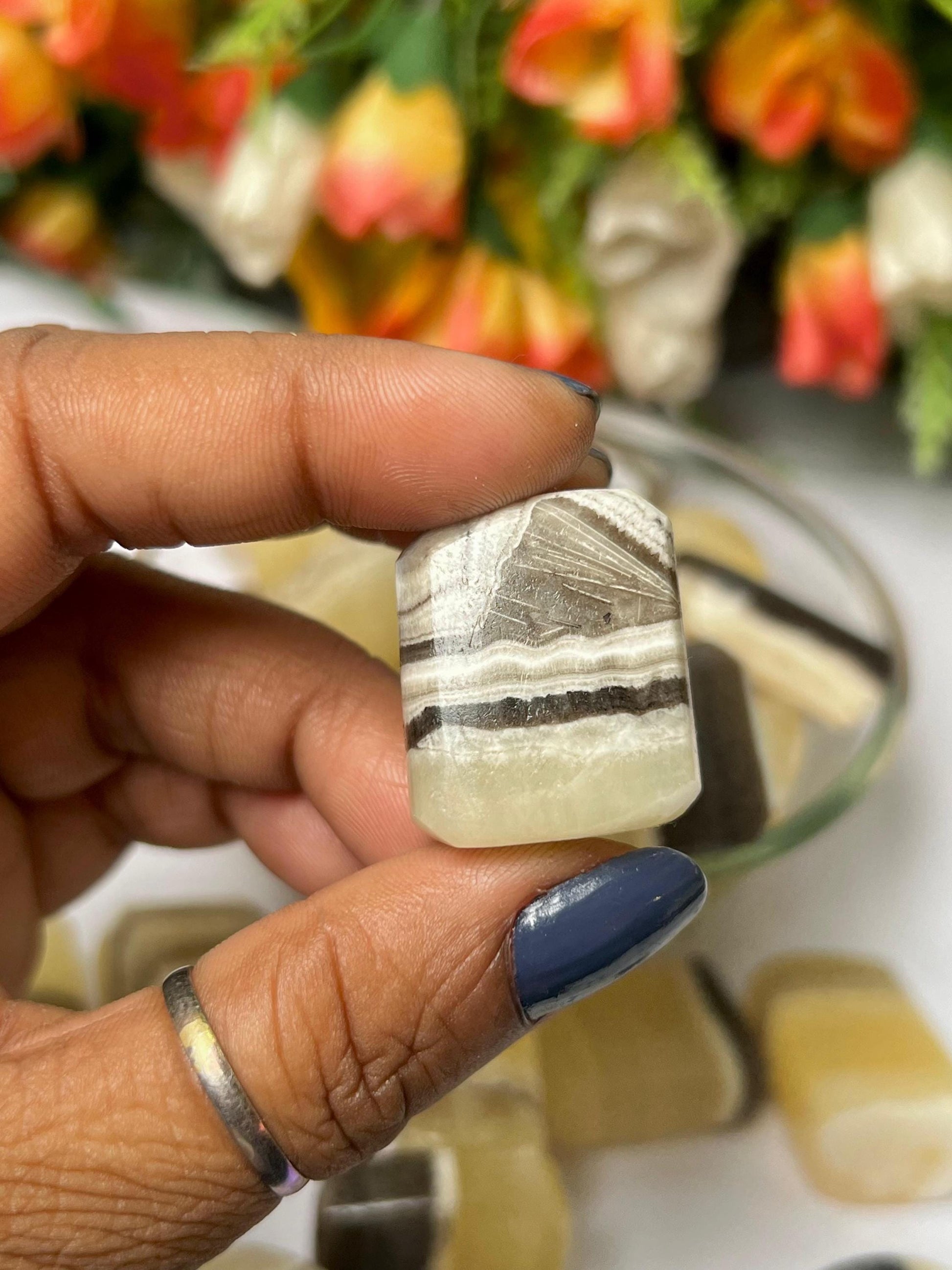 Yellow Zebra Jasper Stone Tumbled Stone - Spiritual Stone -Healing Crystals in pack sizes of 1,3,5, and 10 Pieces Quality AAAAA +++++