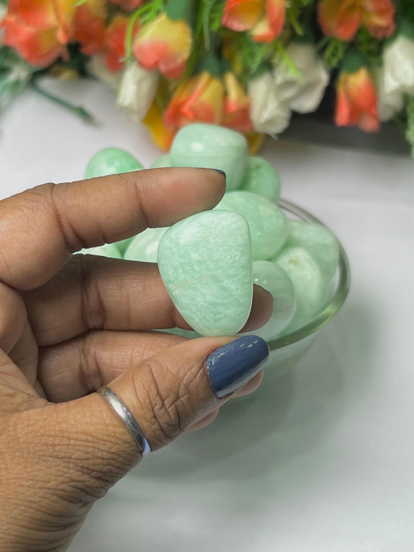 Amazonite Stone Tumbled Stone - Spiritual Stone -Healing Crystals in pack sizes of 1,3,5, and 10 Pieces Quality AAAAA +++++
