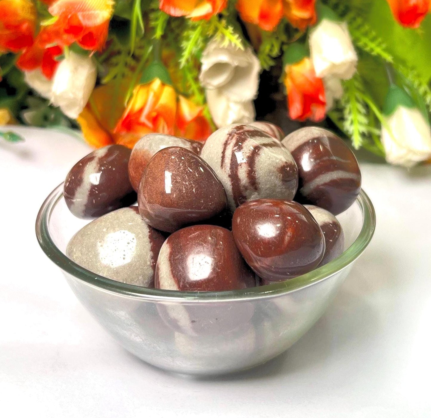 Narmada Agate Stone Tumbled Stone - Spiritual Stone -Healing Crystals in pack sizes of 1,3,5, and 10 Pieces Quality AAAAA +++++