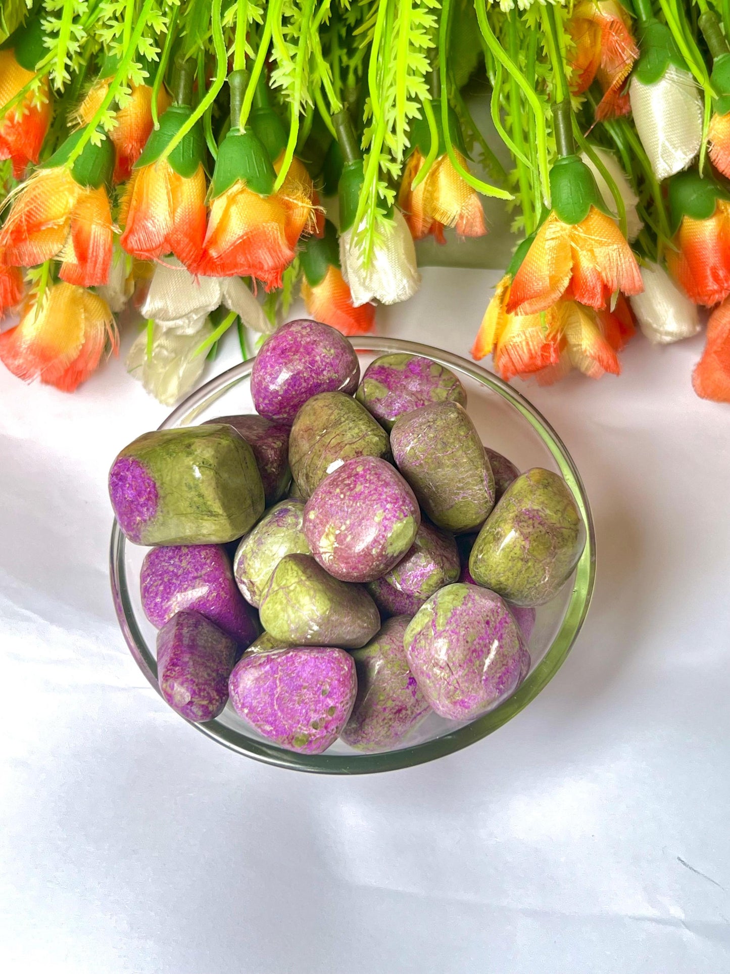 Stichtite Stone Tumbled Stone - Spiritual Stone -Healing Crystals in pack sizes of 1,3,5, and 10 Pieces Quality AAAAA +++++